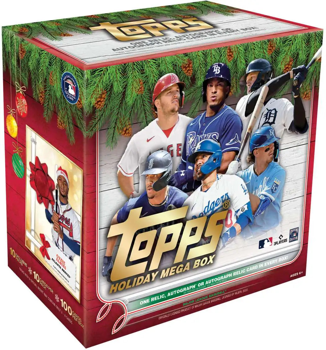 MLB Topps 2022 HOLIDAY Baseball Trading Card MEGA Box