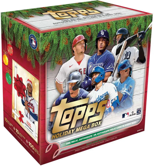 MLB Topps 2022 HOLIDAY Baseball Trading Card MEGA Box