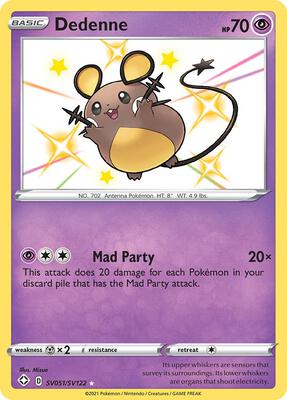 Dedenne #SV051/SV122 — stock