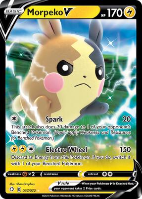 Morpeko V #037/072 — stock