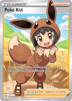 Poke Kid (Full Art) #070/072 — stock