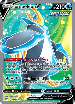 Empoleon V (Full Art) #145/163 — stock