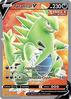 Tyranitar V (Full Art) #154/163 — stock