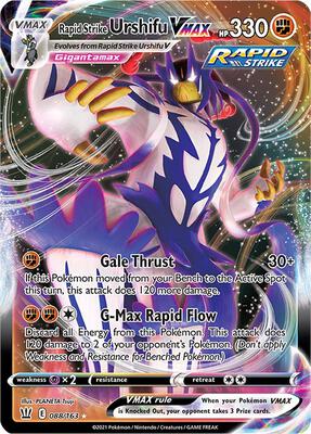 Rapid Strike Urshifu VMAX #088/163 — stock