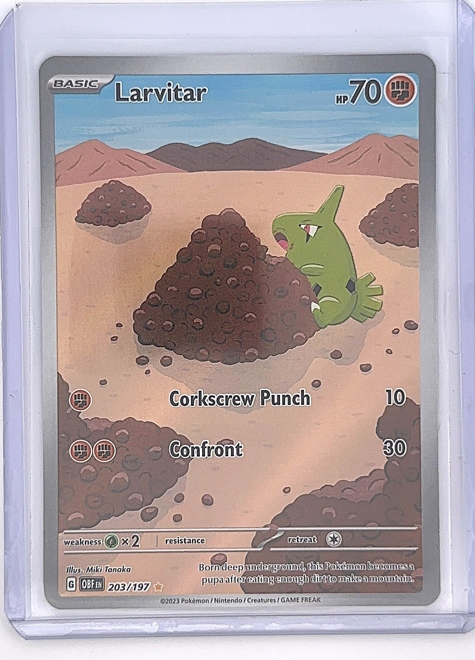 Larvitar - 203/197 #203/197 — front