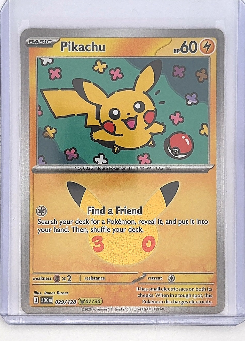 Pikachu - 029/128 #029/128 — front