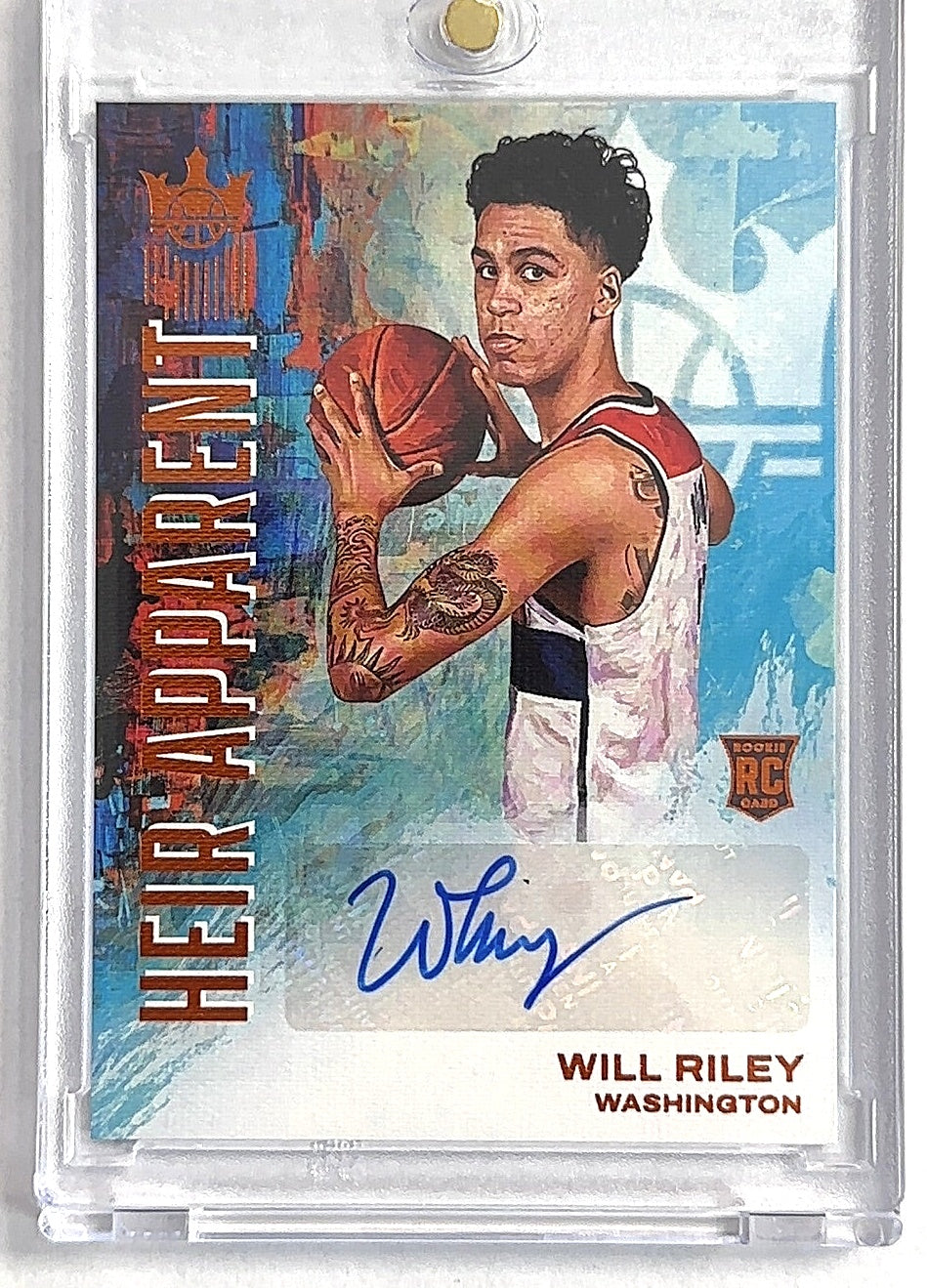 2025 Panini Court Kings Heir Apparent Will Riley #18 — front