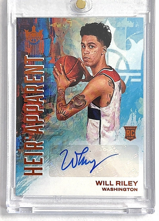 2025 Panini Court Kings Heir Apparent Will Riley #18 — front