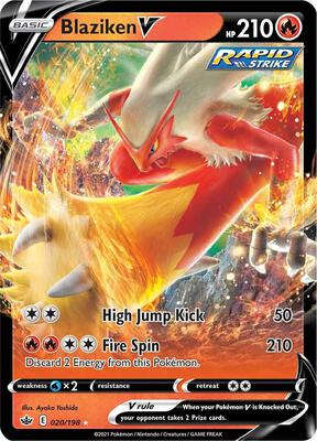 Blaziken V #020/198 — stock