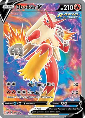 Blaziken V (Full Art) #161/198 — stock