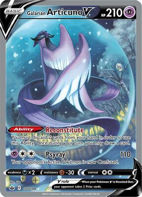 Galarian Articuno V (Alternate Full Art) #170/198 PSA MINT 9 — stock