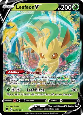 Leafeon V #007/203 — stock