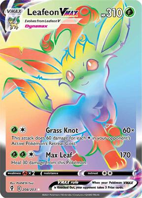 Leafeon VMAX (Secret) #204/203 — stock