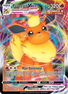 Flareon VMAX #018/203 — stock