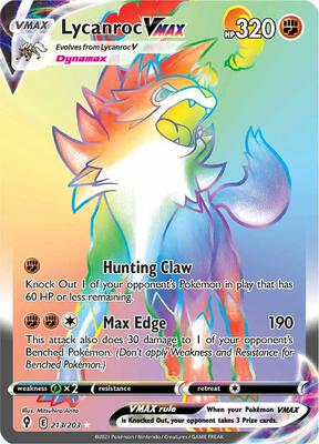 Lycanroc VMAX (Secret) #213/203 — stock