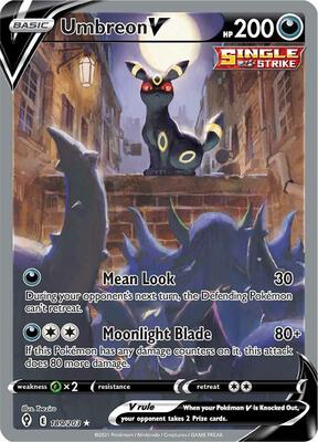 Umbreon V (Alternate Full Art) #189/203 — stock