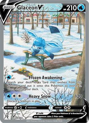 Glaceon V (Alternate Full Art) #175/203 — stock