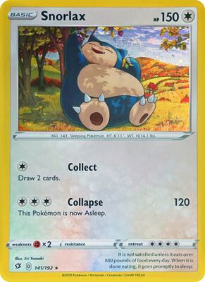 Snorlax - 141/192 (Cosmos Holo) #141/192 — stock