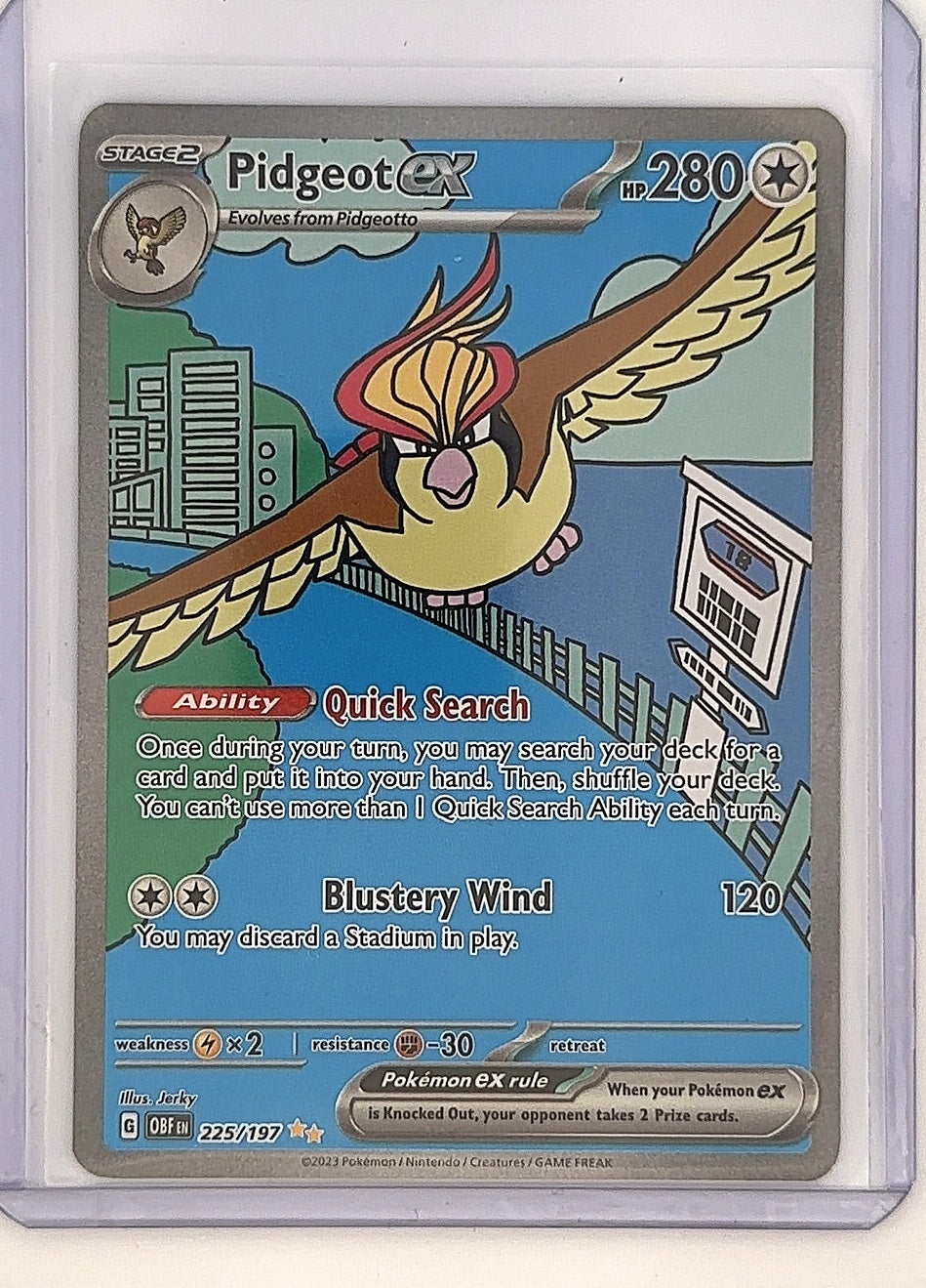 Pidgeot ex - 225/197 #225/197 — front