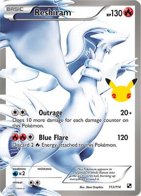 Reshiram #113/114 — stock