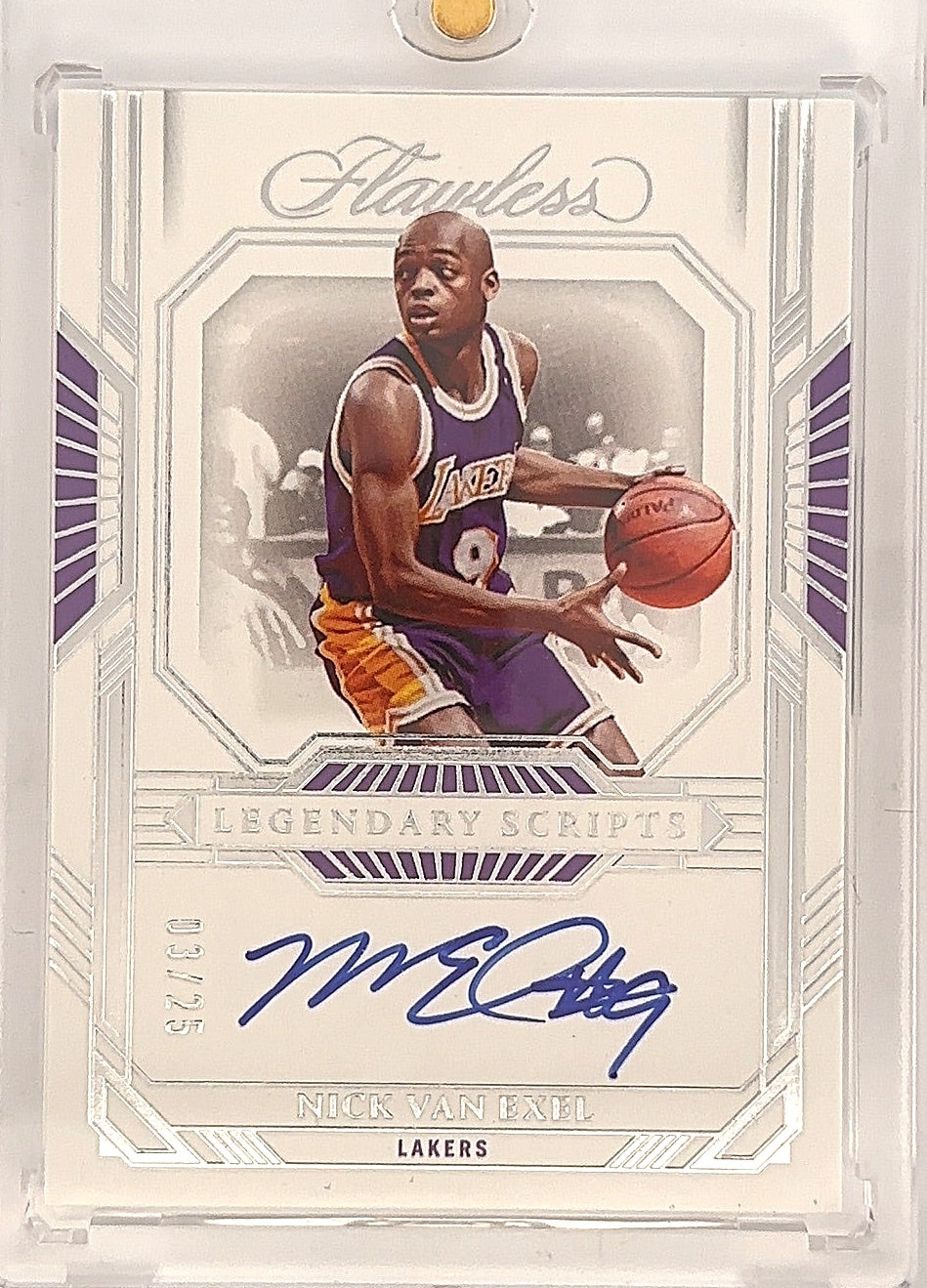 2023 Panini Flawless Legendary Scripts Nick Van Exel #16 — front