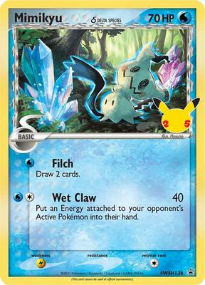 Mimikyu (Delta Species) - SWSH136 #SWSH136 PSA NM-MT 8 — stock