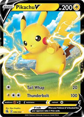 Pikachu V #086/264 — stock