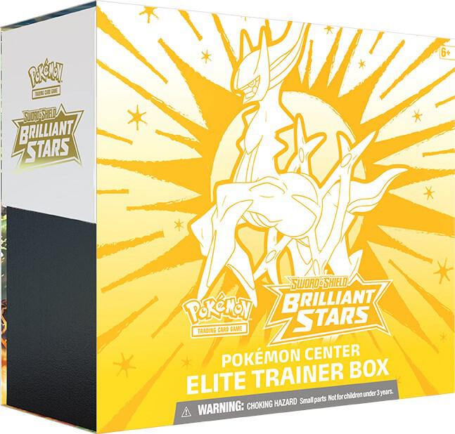 Brilliant Stars Pokemon Center Elite Trainer Box (Exclusive) - SWSH09: Brilliant Stars (SWSH09)