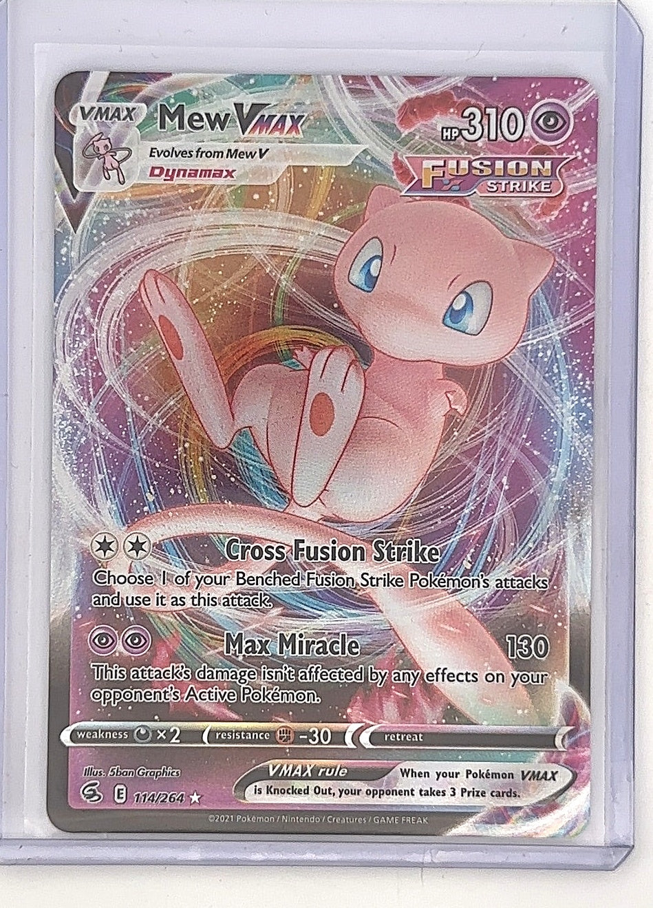 Mew VMAX #114/264 — front