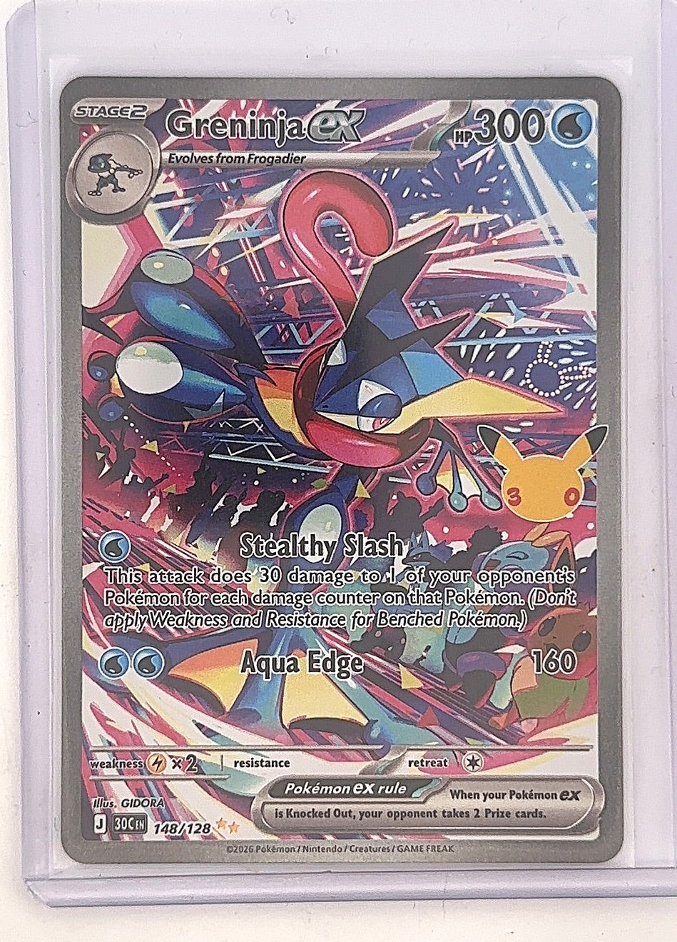Greninja ex - 148/128 #148/128 — front