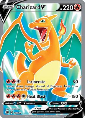 Charizard V (Full Art) #153/172 — stock