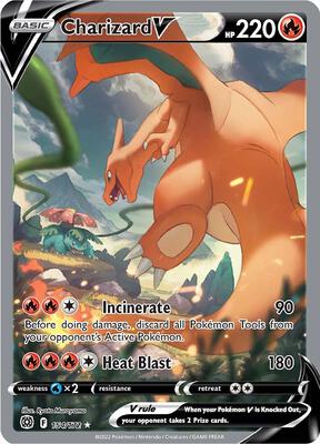 Charizard V (Alternate Full Art) #154/172 — stock