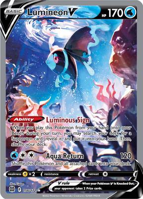 Lumineon V (Alternate Full Art) #156/172 — stock
