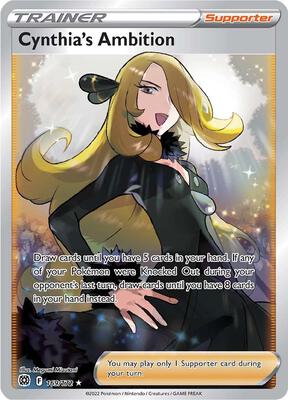 Cynthia's Ambition (Full Art) #169/172 — stock