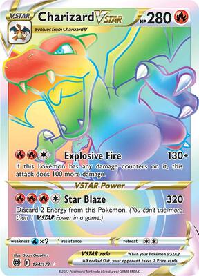 Charizard VSTAR (Secret) #174/172 PSA MINT 9 — stock