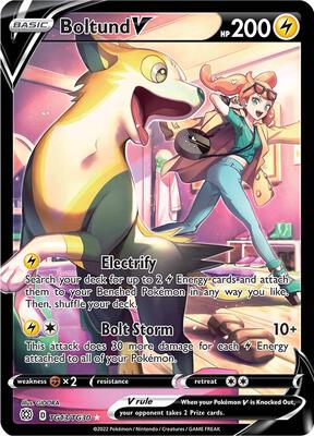 Boltund V SWSH09: Brilliant Stars Trainer Gallery #TG13/TG30 — stock