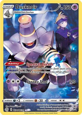 Dusknoir SWSH09: Brilliant Stars Trainer Gallery #TG06/TG30 — stock