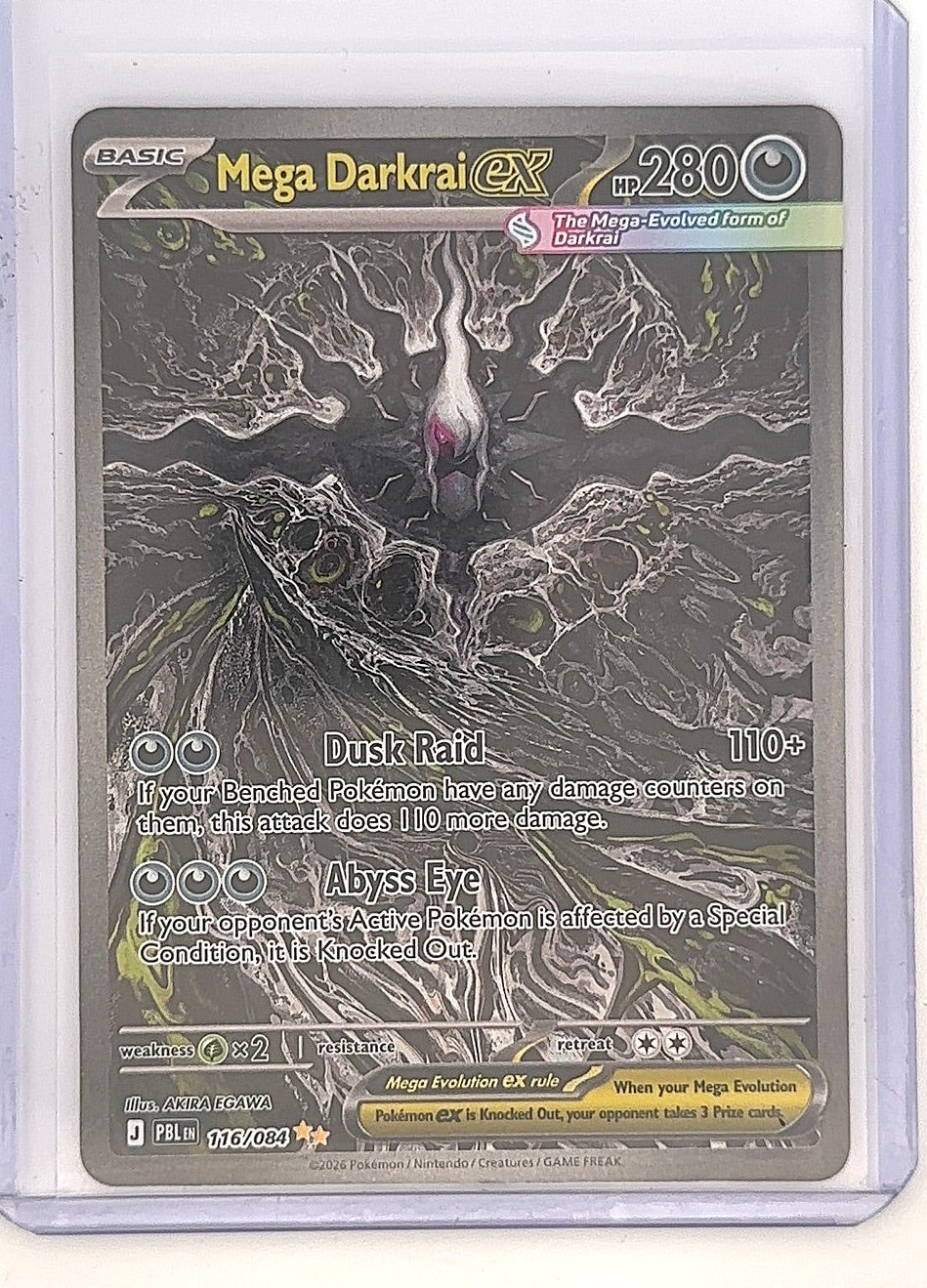 Mega Darkrai ex - 116/084 #116/084 — front