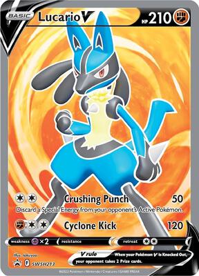 Lucario V - SWSH213 #SWSH213 — stock