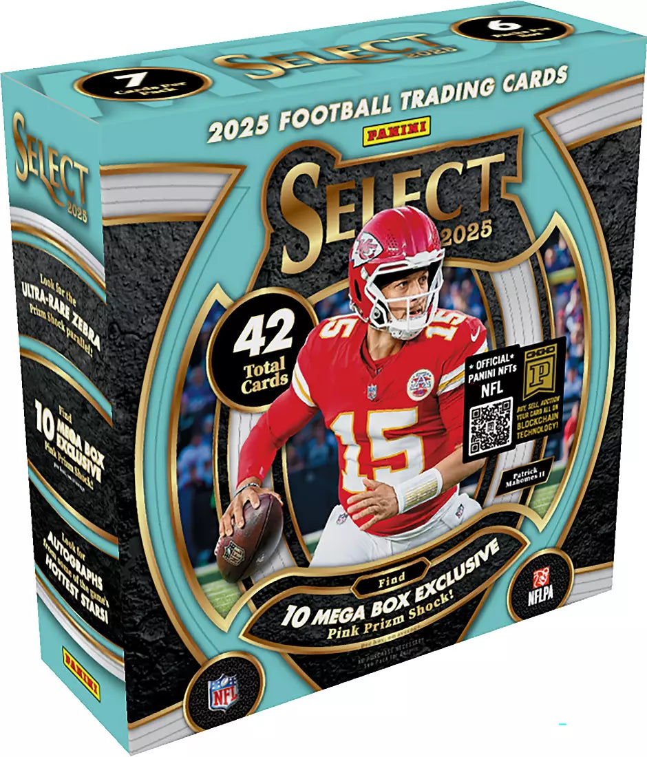 2025 Panini Select Football Mega Single Pack