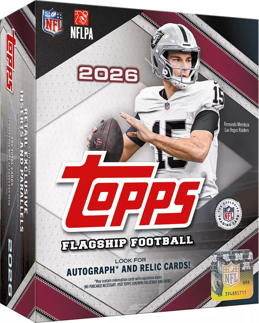 2026 Topps Flagship Football Mega Box