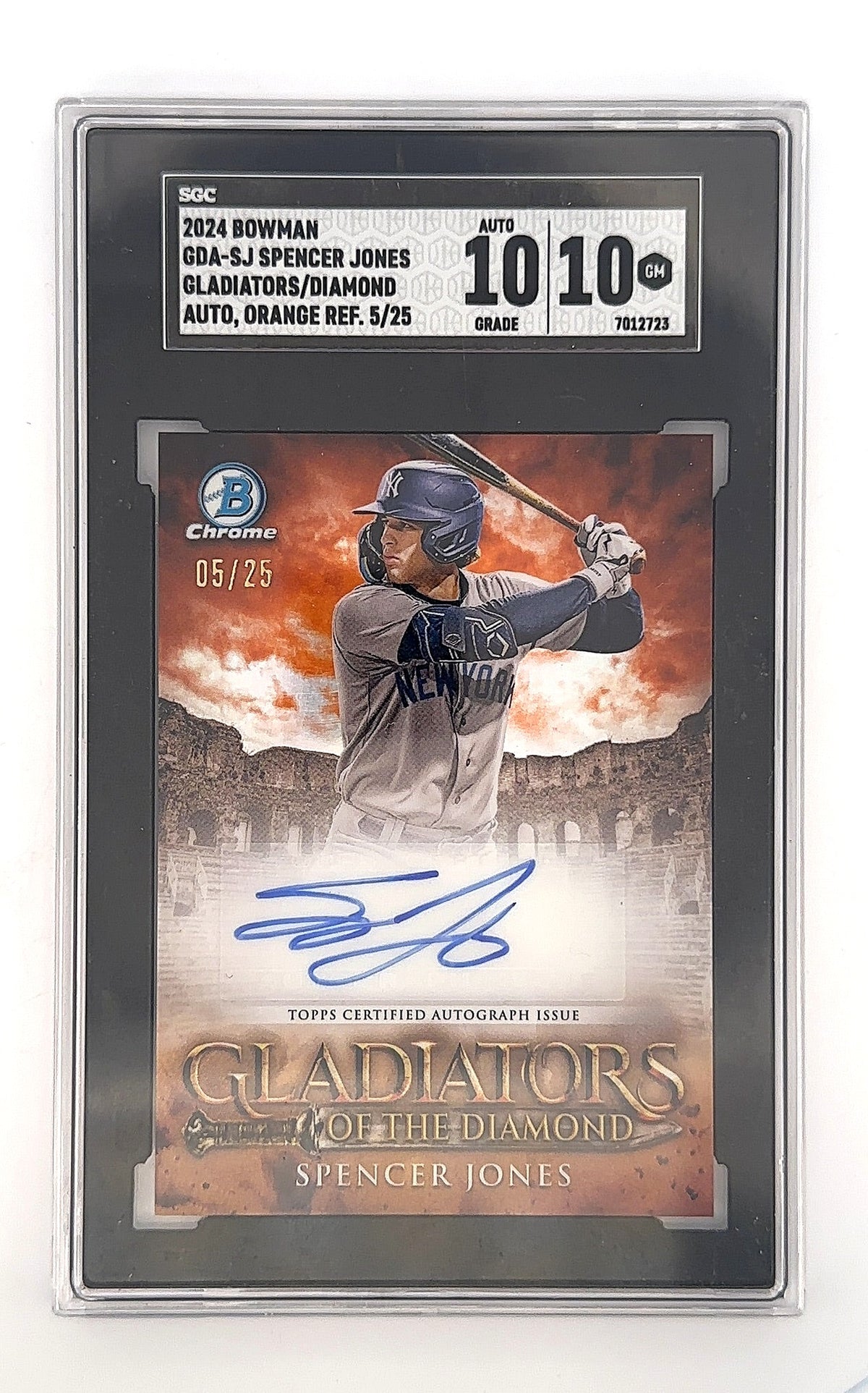 Spencer Jones 2024 Gladiators of the Diamond  05/25 — front