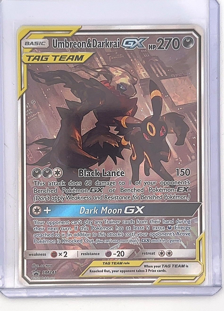Umbreon & Darkrai GX - SM241 #SM241 — front