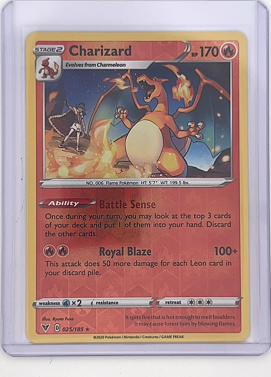 Charizard #025/185 — front