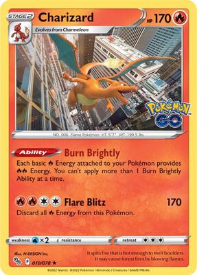Charizard #010/078 — stock