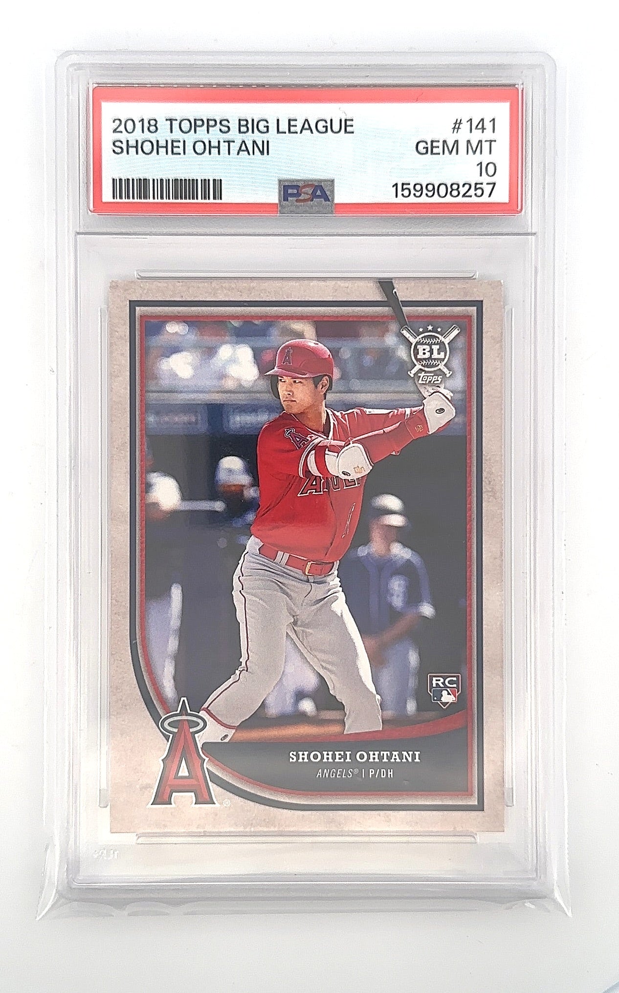 Shohei Ohtani 2018 Topps Big League PSA GEM MT 10 — front