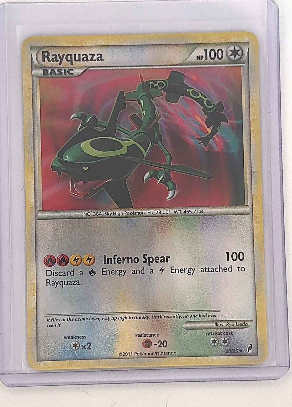 Rayquaza #20/95 — front