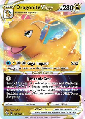 Dragonite VSTAR #050/078 — stock