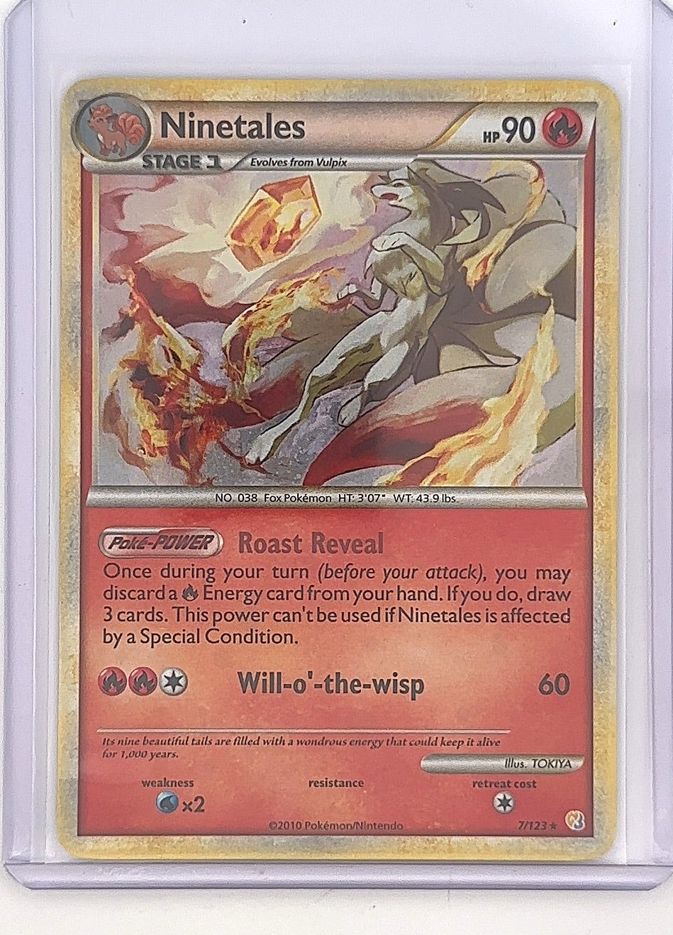 Ninetales #7/123 — front