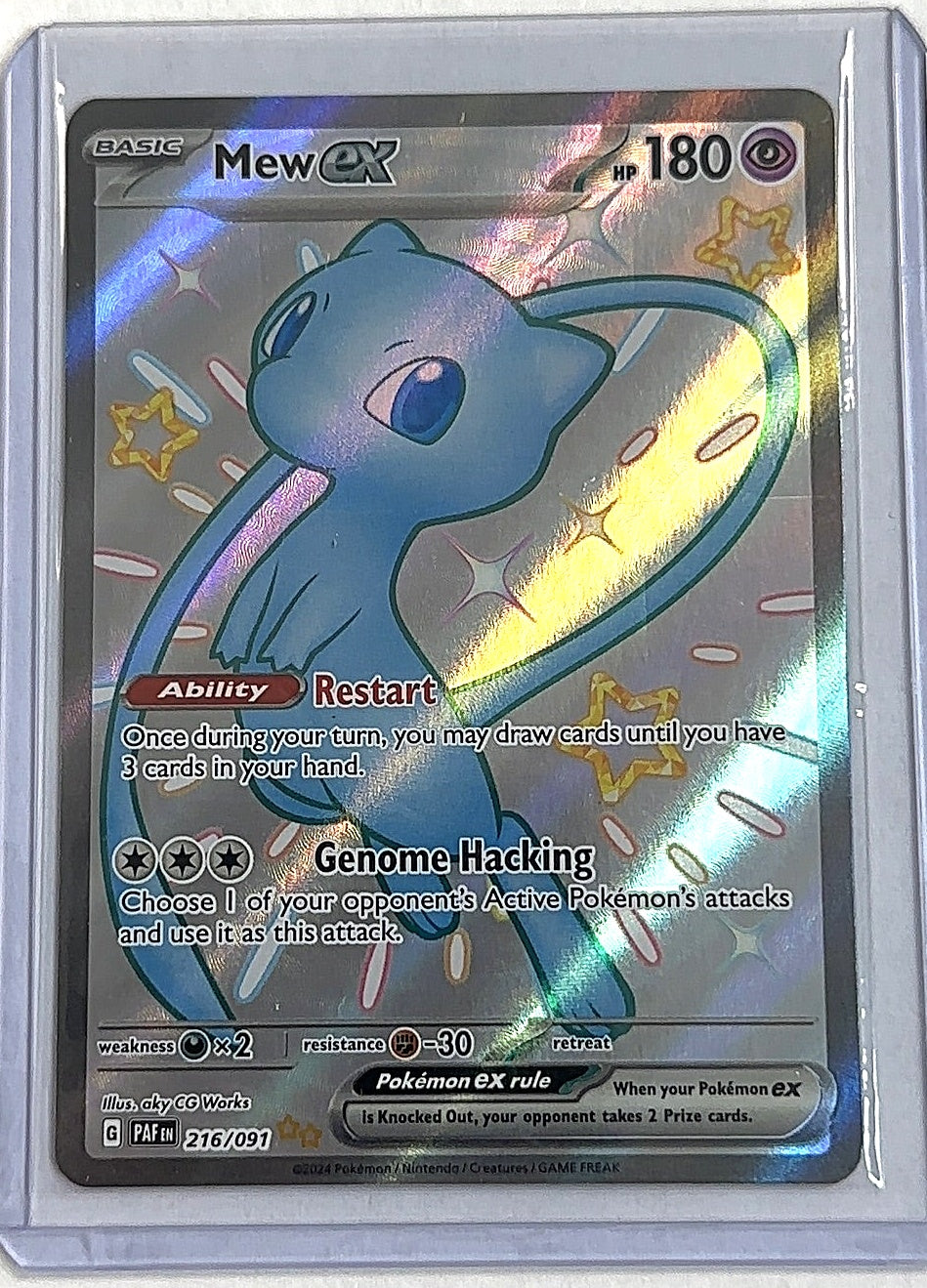 Mew ex - 216/091 #216/091 — front